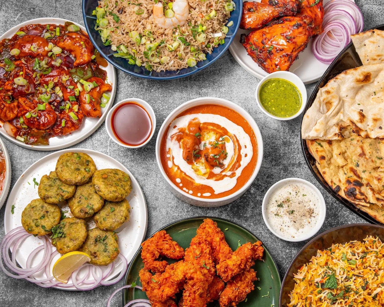 North Indian dishes from the Spicy Mahal menu in northeast Edmonton